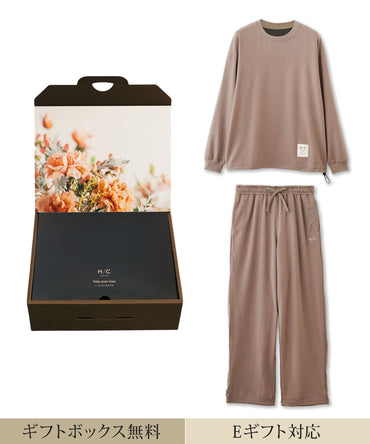 【フラワー|セットアップ|ユニセックス】Hotel Calm ルームウェア|リラックス スタイル