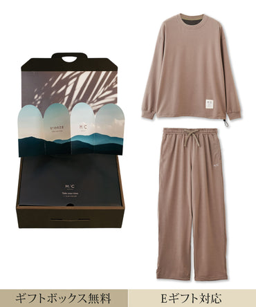 【おつかれさま|セットアップ|ユニセックス】Hotel Calm ルームウェア|リラックス スタイル