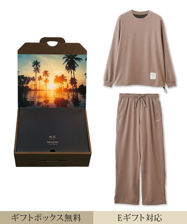 【サンセット|セットアップ|ユニセックス】Hotel Calm ルームウェア|リラックス スタイル