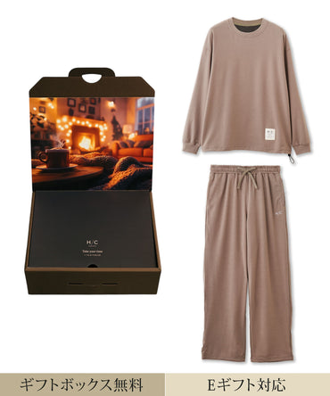 【ウィンター|セットアップ|ユニセックス】Hotel Calm ルームウェア|リラックス スタイル