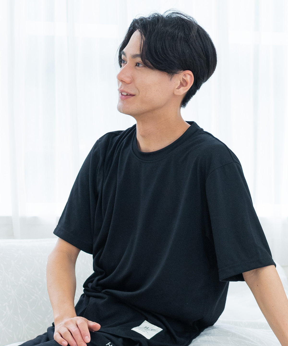 【半袖 上下セット|メンズ】リカバリーウェア|PRIME SLEEP|半袖トップス + ハーフパンツ