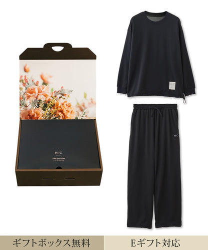 【フラワー｜セットアップ｜ユニセックス】Hotel Calm ルームウェア｜リラックス スタイル