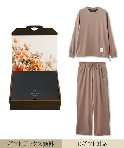 【フラワー｜セットアップ｜ユニセックス】Hotel Calm ルームウェア｜リラックス スタイル