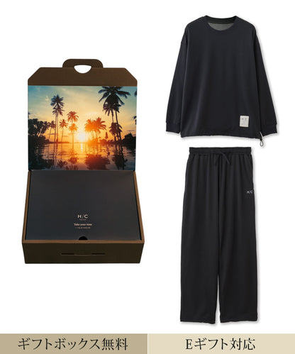 【サンセット｜セットアップ｜ユニセックス】Hotel Calm ルームウェア｜リラックス スタイル