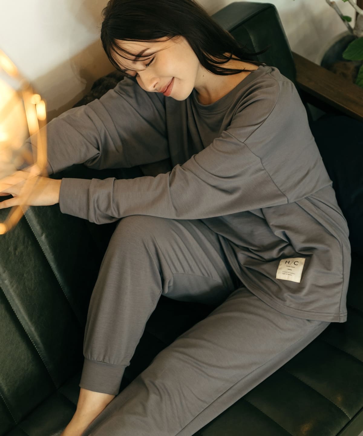 【フラワー｜セットアップ｜レディース】Hotel Calm ルームウェア｜コンフォート スタイル